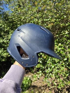 Evosheild Kids Navy Blue Batting Helmet. Vguc YH
